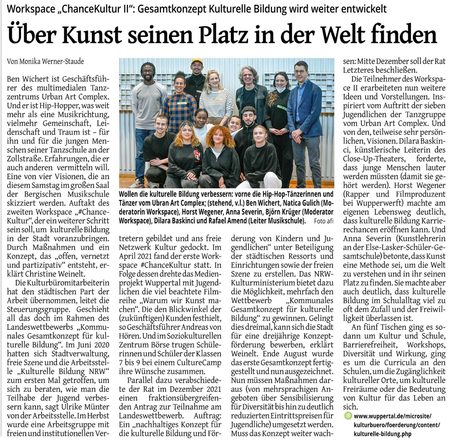 Westdeutsche Zeitung // 28. 11. 2022